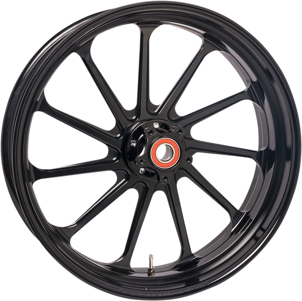 Performance Machine 12707814RASLAPB One-Piece Aluminum Rear Wheel without ABS - 18in. x 5.5in. - Assault Black