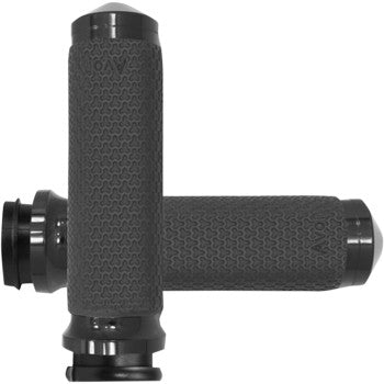 Avon Grips MF63ANOFLY Memory Foam Grips - 1.375in. - Black - sxspowersports