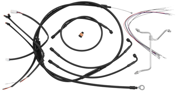 Burly Brand B30-1182 Handlebar Cable/Line Install Kit - Black - sxspowersports