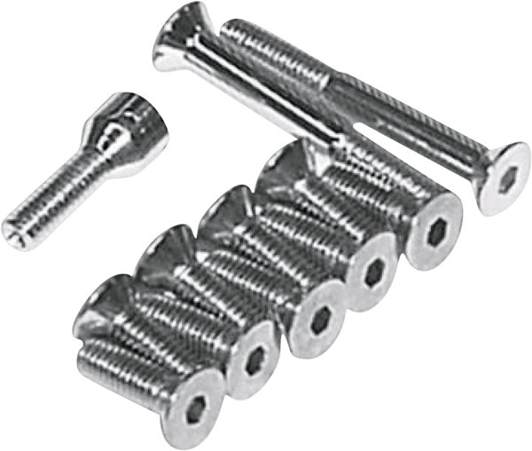 Colony 8748-12 Transmission Top Cover Screw Kit - Allen Style - Chrome - sxspowersports