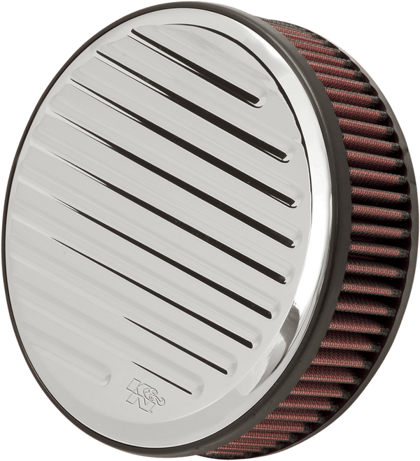 K&N Engineering RK-3913 RK Series Billet Air Filter Assembly - Grooved Round - sxspowersports