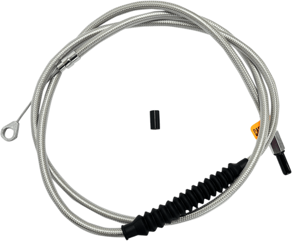 LA Choppers LA-8010C16 Braided Clutch Cables - 15in.-17in. Ape Hangers - Stainless - sxspowersports
