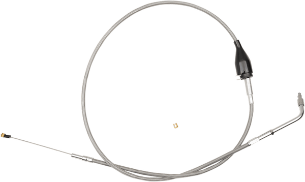 LA Choppers LA-8320ID13 Stainless Braided Idle Cable Kit - 12in.-14in. Ape Hangers - sxspowersports