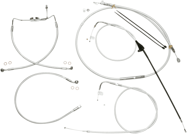 Magnum 387294 Sterling Chromite II Handlebar Installation Kit for 10in. Ape - sxspowersports