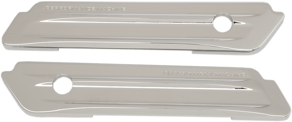 Performance Machine 0200-2009-CH Saddlebag Hinge Covers - Smooth - Contrast Cut - sxspowersports