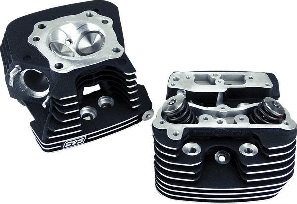 S&S Cycle 106-3240 Super Stock 89cc Cylinder Head Kit - .640in. Lift Springs - Winkle Black - sxspowersports