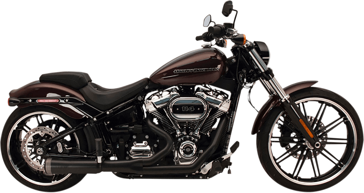 SuperTrapp 827-74684 Fat Shot 2-Into-1 Exhaust System - Black 