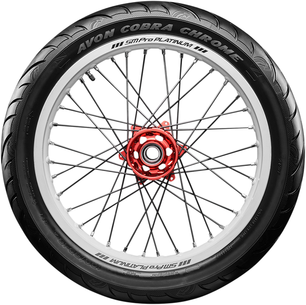 Avon Tyres 4120012 Avon AV91 Cobra Chrome 120/70ZR19 Front Tire 60W