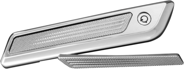 Accutronix BLI14-KSN Knurled Saddlebag Latch Inserts - Night Series - sxspowersports