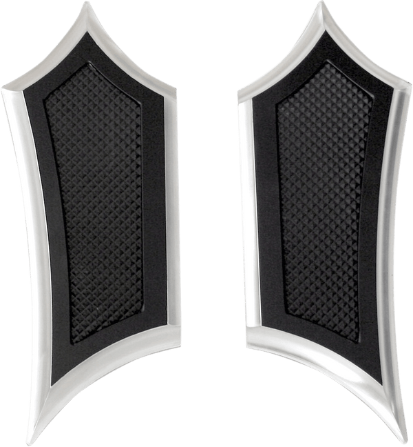 Accutronix FBF01-IB Instigator Rear Brake Pedal Cover - Chrome - sxspowersports