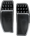 Accutronix FBF01-KDON Knurled Drilled Original Front Floorboards - Night Series - sxspowersports
