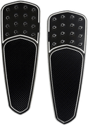Accutronix FBF01-KDTN Knurled Drilled Teardrop Front Floorboards - Night Series - sxspowersports