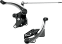 Accutronix FC103-SSC Forward Controls with Master Cylinder - Slotted - Chrome - sxspowersports