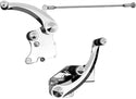 Accutronix FC106-SIC Forward Controls with Master Cylinder - Diamond - Chrome - sxspowersports