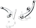 Accutronix FC305-SIC Forward Controls - Diamond, +6in. - Chrome - sxspowersports