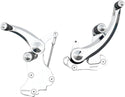 Accutronix FC305-SIC Forward Controls - Diamond, +6in. - Chrome - sxspowersports