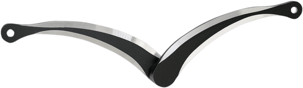 Accutronix FLTO-SC Heel/Toe Extended Shifter Lever - Slotted - Chrome - sxspowersports