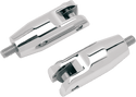 Accutronix FPMT501-C Rear Footpeg Mounts - Chrome - sxspowersports