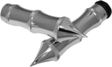 Accutronix GR101-LC Custom Grips - Tribal - Chrome - sxspowersports