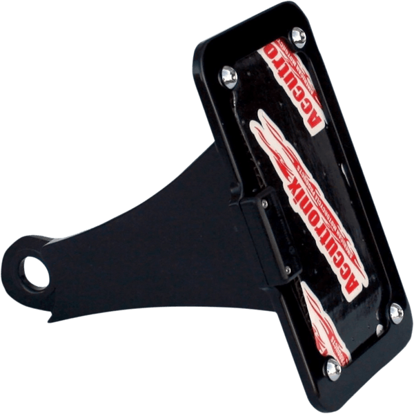 Accutronix LPF106HV-B Side Mount License Plate Assembly - Black - sxspowersports