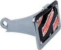 Accutronix LPF106HV-C Side Mount License Plate Assembly - Chrome - sxspowersports