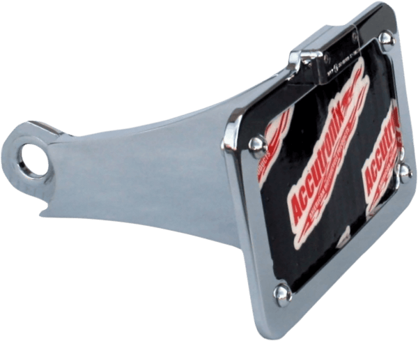 Accutronix LPF106HV-C Side Mount License Plate Assembly - Chrome - sxspowersports