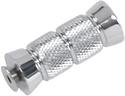 Accutronix PT220-KGC1 Chrome Shifter/Brake Pegs - Knurled - 2-1/4in. - sxspowersports