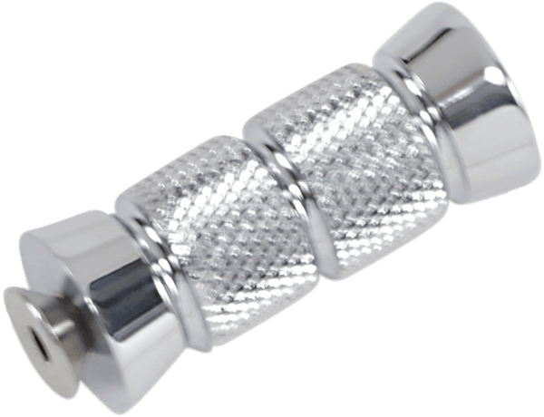 Accutronix PT220-KGC1 Chrome Shifter/Brake Pegs - Knurled - 2-1/4in. - sxspowersports