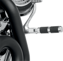 Accutronix RP111-RC Chrome Footpegs - Rubber - Male Mount - 5-1/2in. - sxspowersports