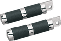 Accutronix RP111-RC Chrome Footpegs - Rubber - Male Mount - 5-1/2in. - sxspowersports