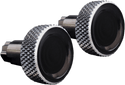 Accutronix SLK01-KN Knurled Saddlebag Latch Levers - Black - sxspowersports