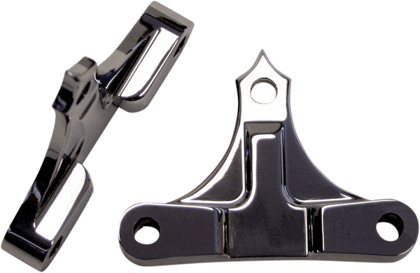 Accutronix TFS49-NF5/8C .625in. Hot Legs/Bagger Legs Spacer for 6in. Wide Fender - Chrome - sxspowersports