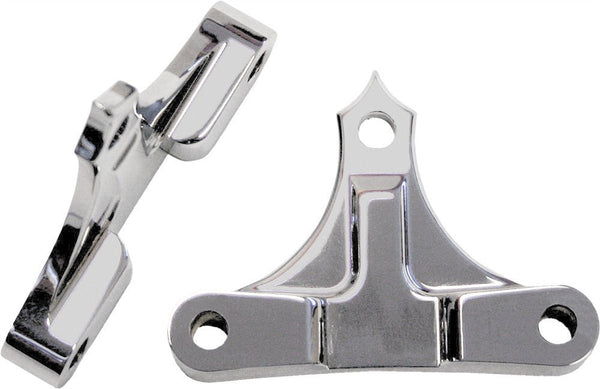 Accutronix TFS49-NF7/16C .4375in. Hot Legs/Bagger Legs Spacer for 6 3/8in. Wide Fender - Chrome - sxspowersports