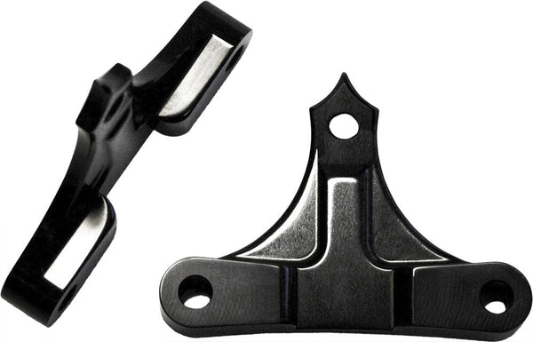 Accutronix TFS49-NF7/8B .875in. Hot Legs/Bagger Legs Spacer for 6.5in. Wide Fender - Black - sxspowersports