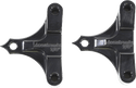 Accutronix TFS49-NF7/8B .875in. Hot Legs/Bagger Legs Spacer for 6.5in. Wide Fender - Black - sxspowersports