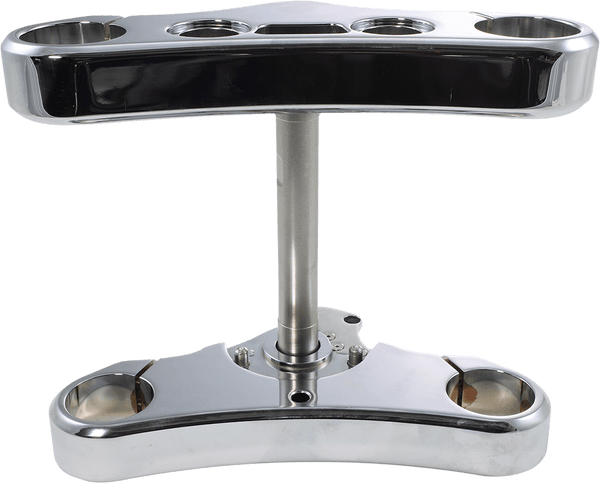 Accutronix TMD349-ESC Elite 49mm Triple Tree - 3 Deg. Rake, Mid Glide - Chrome - sxspowersports