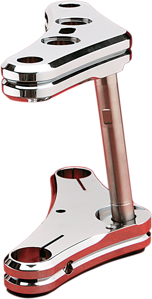 Accutronix TWR741-EC 41mm Triple Tree - 7 Deg. Elite - Chrome - sxspowersports