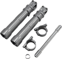 Alloy Art 49LLFL-1ABS 49mm Lower Legs - Clear Anodized - sxspowersports