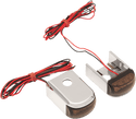 Alloy Art DSL-2 Fender Strut LED Marker Lights - Chrome with Red LED - Smoke Lens - sxspowersports