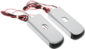 Alloy Art DSL8-2 Fender Strut LED Marker Lights - Chrome with Red LED - Smoke Lens - sxspowersports