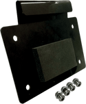 Alloy Art LD-1 License Plate Mount - Black Anodized - sxspowersports