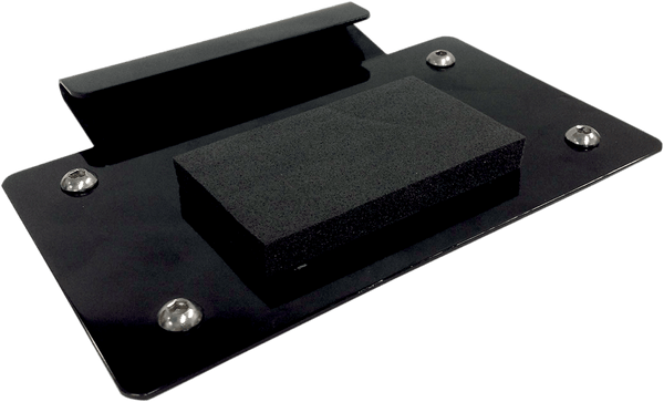 Alloy Art LD-1 License Plate Mount - Black Anodized - sxspowersports