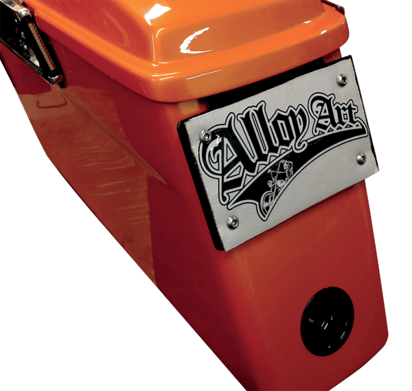 Alloy Art LD-1 License Plate Mount - Black Anodized - sxspowersports