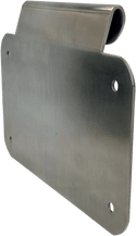 Alloy Art LD-2 License Plate Mount - Brushed Aluminum - sxspowersports