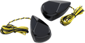 Alloy Art MRL-1B LED Turn Signal - Black Smoke/Amber Lens - sxspowersports
