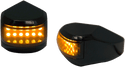 Alloy Art MRL-4B LED Driving Signal Lights - Black Smoke - White Lens - sxspowersports