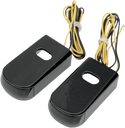 Alloy Art SPSL-1B Fender Strut LED Marker Lights - Black Anodized with Amber LED - Smoke Lens - sxspowersports