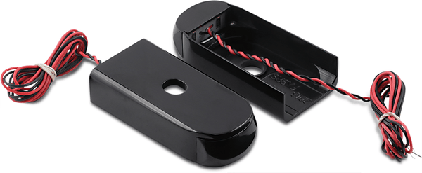 Alloy Art SSL-BR-2B Strut Mount LED Lights - Smoke Lens - Anodized Black Finish - sxspowersports