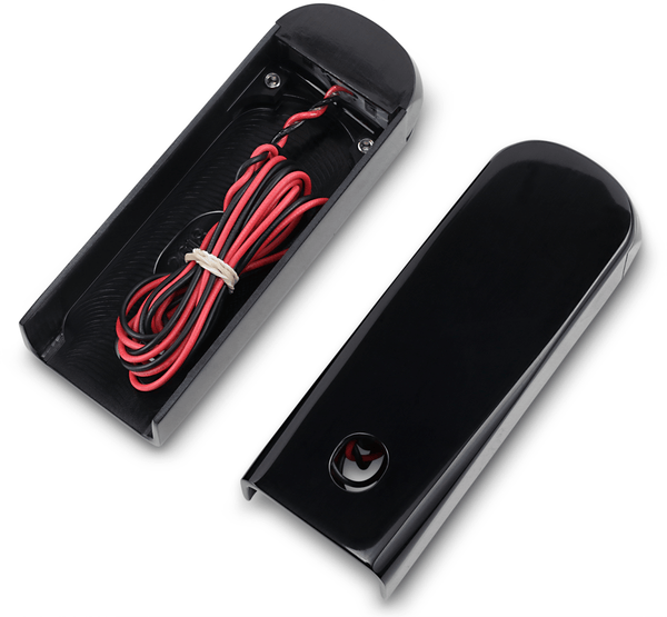 Alloy Art SSL-HD-2B Strut Mount LED Lights - Smoke Lens - Anodized Black Finish - sxspowersports