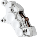 Arlen Ness 02-214 6-Piston Differential Bore Front Brake Caliper for 11.8in. Rotors - Left Side - Chrome - sxspowersports